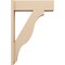 Ekena Millwork 7 1/2-in W x 24-in D x 36-in H Funston Block Rough Cedar Woodgrain TimberThane Outlooker, Primed Tan OUTUR075X24X36FST44RCPR - alternate 6